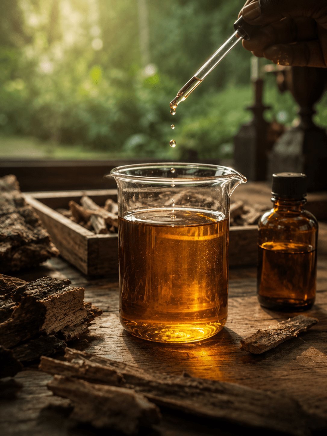Oud Oil Distillation